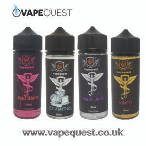 this is an image of vapequest short fill bottles